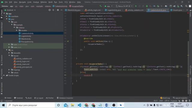 Android Studio - Sistema de Login usando Firebase com Java смотреть онлайн
