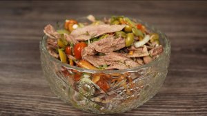 Закусочный салат для ХОРОШЕГО ЗАСТОЛЬЯ. Особенно МУЖЧИНЫ его ОЦЕНЯТ