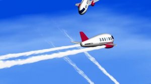 Детский футаж. Небо. Самолеты.