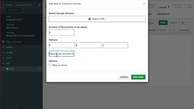 MongoDB Compass Custom Plugin to add test data смотреть онлайн