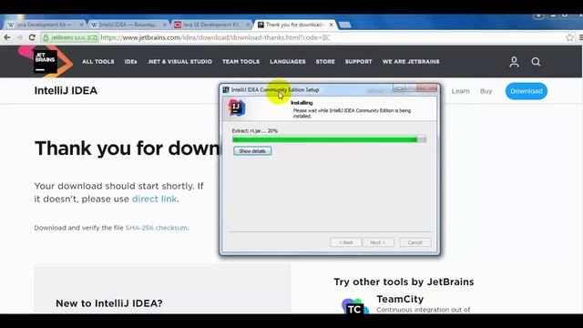 Начинаем работу с Java, Installation JDK & intellij Idea смотреть онлайн
