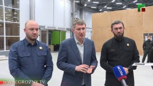 Максим Решетников осмотрел в Грозном выставочный центр, где пройдёт КИФ -2024