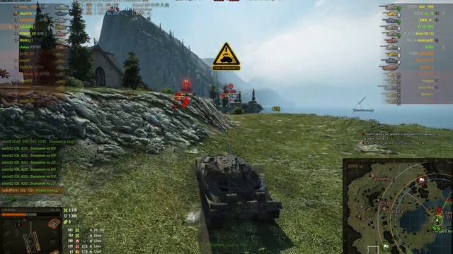 об705, карта Тихий берег в World Of Tanks смотреть онлайн