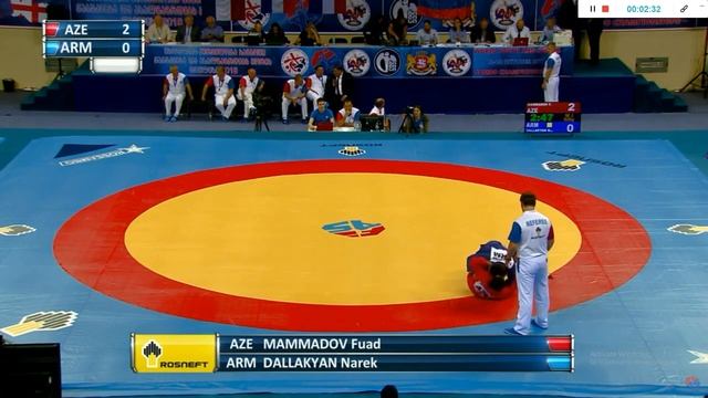 FUAD MAMMADOV World Youth and Juniors SAMBO Championships in Tbilisi (AZE-ARM) смотреть онлайн