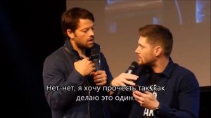 Дженсен и Миша на конвенции JIB7 2016 (1 часть), русские субтитры