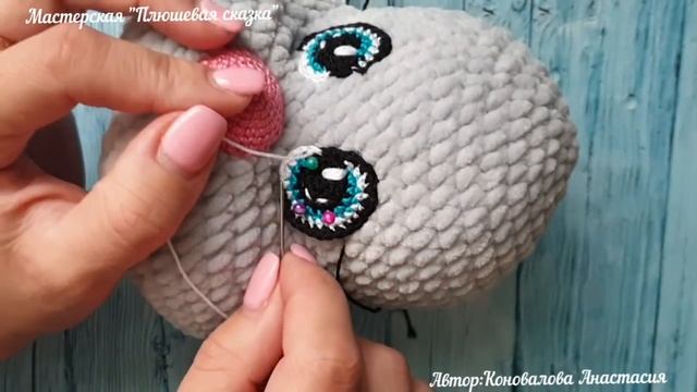 "Пришивание деталей из тонкой пряжи к плюшевой" смотреть онлайн