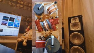 Yamaha NS-777 Сравнение оригинальных электролитов в кроссовере и К73-17