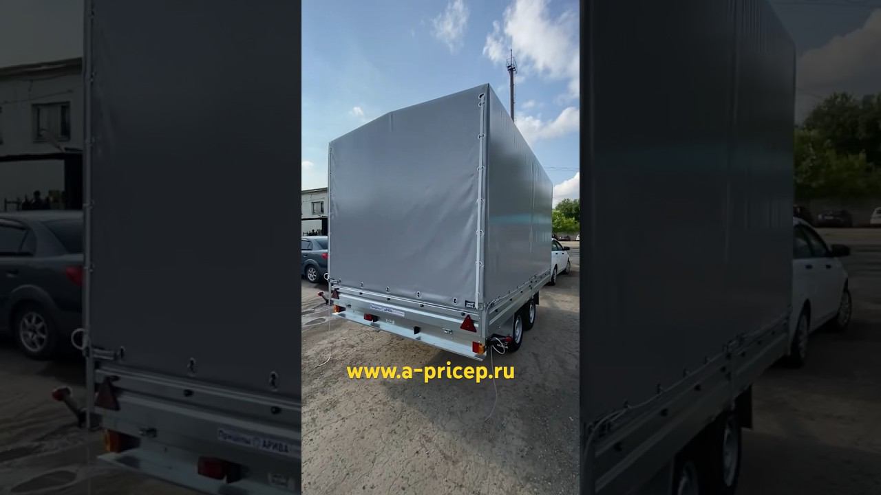 МЗСА 817739 с тентом 2м и Лада Веста Казань Чебоксары Уфа АРИВА  Установка фаркопа