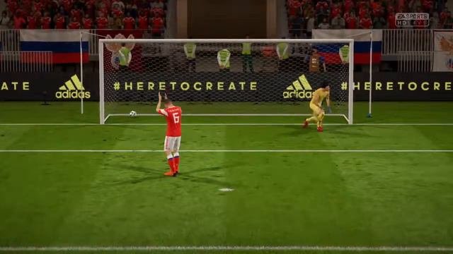 FIFA 18_Россия-Хорватия пенальти