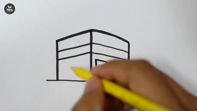 #70 How to Draw a Kaaba - Easy Drawing Tutorial смотреть онлайн
