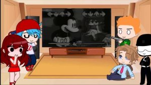 Mickey Mouse || Fnf React To Sad Mouse Sunday Night Suicide 2.5 Fanmade Demo (Creepypasta)