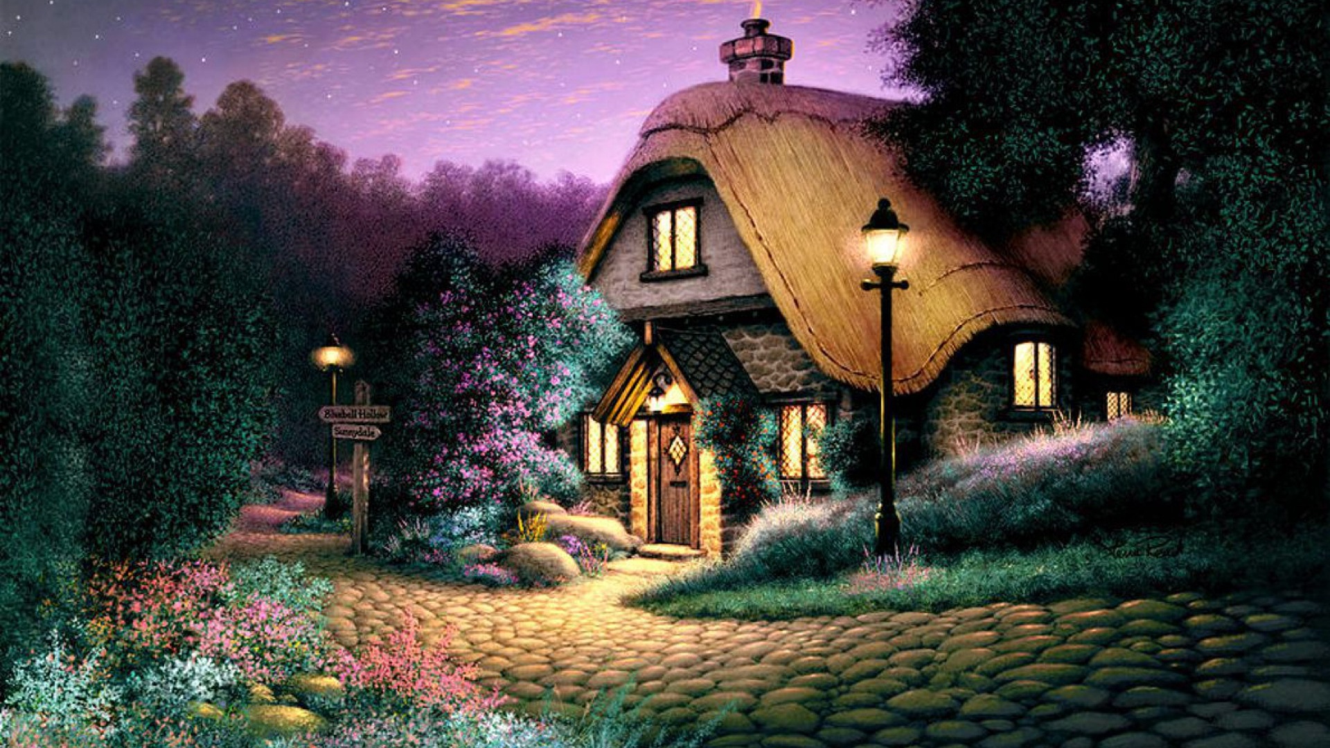 Уютный сказочный домик