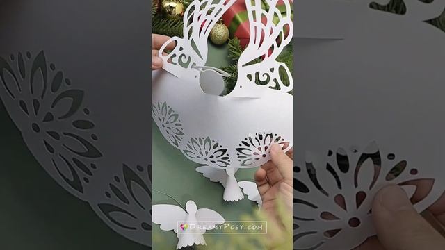 Angel template, super easy Christmas craft