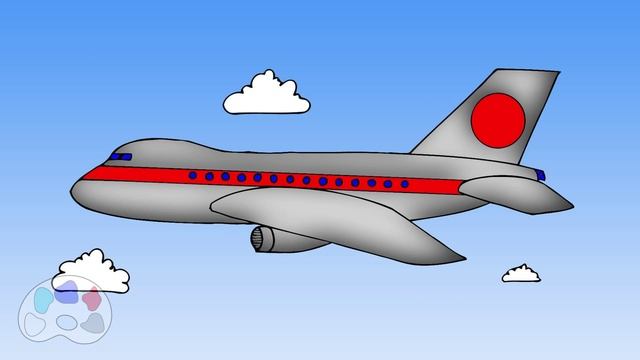 PLANE. Coloring cars / Toons for kids. Nashe vse смотреть онлайн