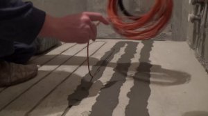 МОНТАЖ ЭЛ.ТЁПЛОГО ПОЛА В ПАЗЫ