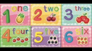 A Numbers Song for Kindergarteners - Counting Song (1-6)