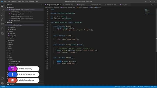 Tutorial CRUD Laravel 9 - Update data