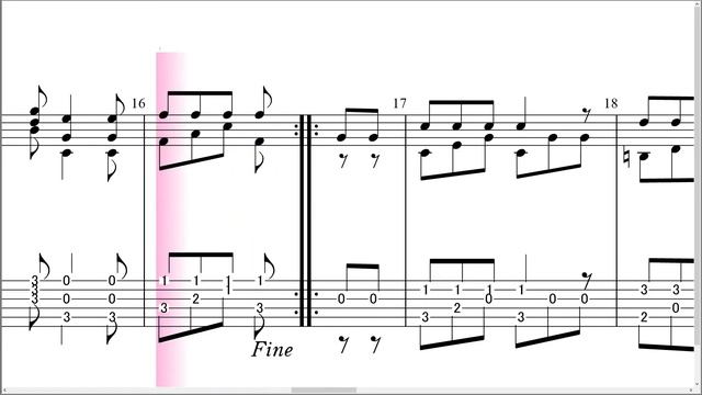 初級20 ヘ長調の練習曲1 Ferdinando Carulli