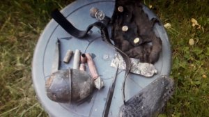 раскопки немецкого блиндажа #2