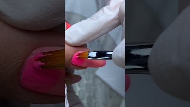 Градиент дизайн/ Идеальный градиент на ногти? Градиент на ногтях #nails #маникюр #гельлак #nailsart