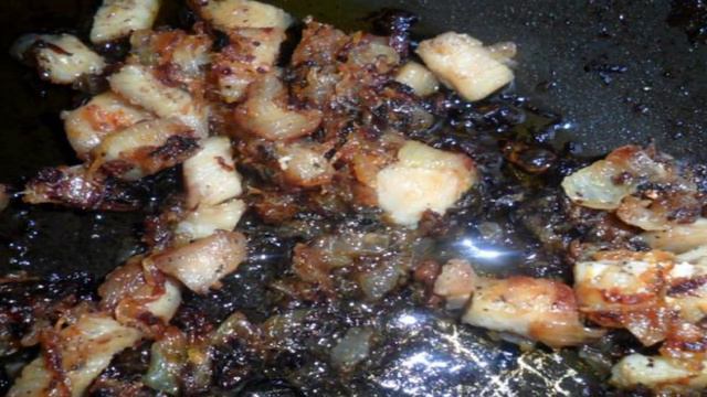 Щедрая кутья или перловая каша с мясом