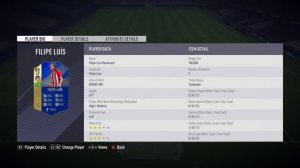 TOTS FILIPE LUIS (92) PLAYER REVIEW FIFA 18! (TEAM OF THE SEASON FILIPE LUIS)