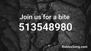 Join us for a bite  Roblox ID - Music Code
