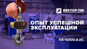 Отзыв покупателя. ПФ «Сателлит» о крановых весах УРАЛВЕС, Вектор-ПМ