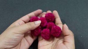 DIY Woolen Pom pom Bracelet using Fork - Amazing Craft with wool