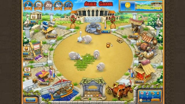 Farm Frenzy Ancient Rome Chapter 2-8 only GOLD Веселая ферма Древний Рим Глава 2-8 Золото смотреть онлайн