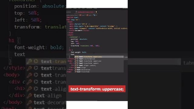 •Text-transform in HTML using CSS •《P1》#html #css #javascript?‼️