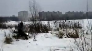 Проба снегохода "Динго-110"