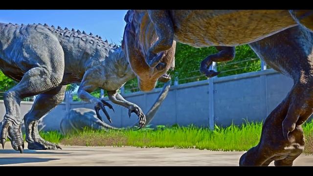 Camp Cretaceous Dinosaurs Fight! Scorpius REX vs BUMPY, Toro, I-REX, Blue, Ceratosaurus, T-REX смотреть онлайн