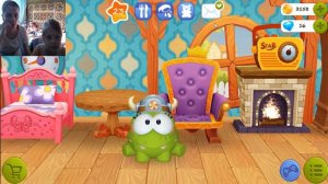 #28 Игра мультик АмНям My Om Nom Free Выполнили 5 заданий