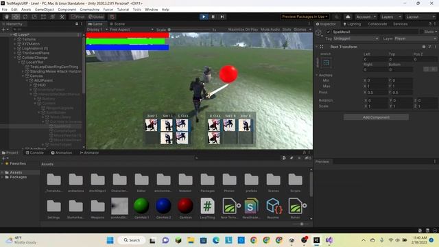 Death Function and Intro to Adapting magic Scripts Unity смотреть онлайн