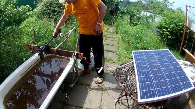 Прямое подключение электромотора к солнечной панели