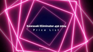 The Ultimate Urban Cruiser: Introducing the 2024 Kawasaki Eliminator 450