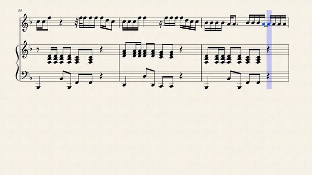 Panic! At The Disco - High Hopes - Flute Sheet Music смотреть онлайн