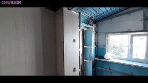 Пластиковые панели на потолок и стены. Облицовка коридора панелями.