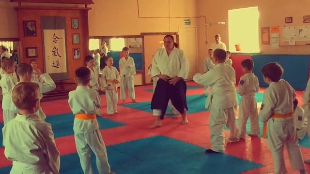 М.И.Сафронов 5 Дан Айкидо Айкикай. Тренировка мл. детской группы смотреть онлайн