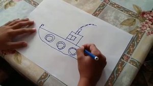 Как нарисовать катер