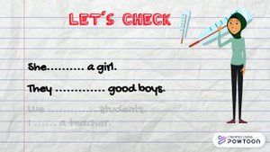 Verb to be for kids