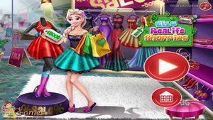 Disney Princess Frozen Elsa Realife Shopping Dress Up Game Online