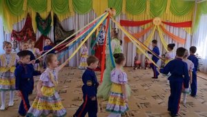 Казачья игра на праздник "Масленица" в детском саду