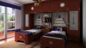 Комната для подростка, морской стиль, Caroti