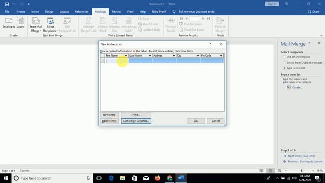 Chapter 9  Using Mail Merge Class 9 how to do mail merge in word