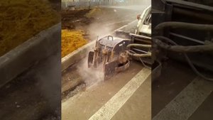 Фреза по асфальту на бобкэте