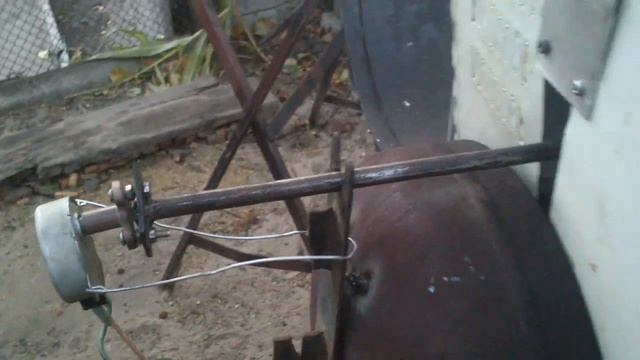 Гриль с электровертелом из старой микроволновки. смотреть онлайн