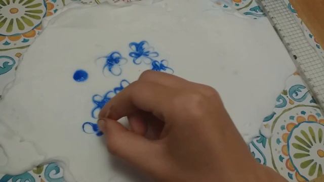 «Нетрадиционная техника рисования на для бритья» рисуем Незабудки смотреть онлайн