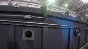 Сборка в цехе инсинераторной установки Гейзер ИУ-1000М для обезвреживания твердых и жидких отходов